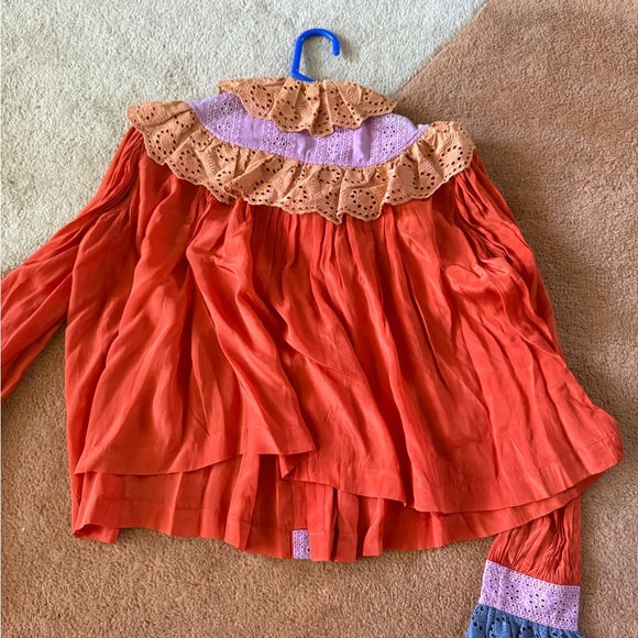 Colorful Ruffled Blouse - Picture 6 of 7